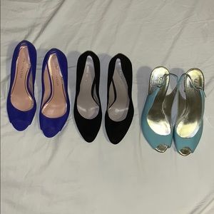 Nine West, Enzo Anciolini, Guess heels
